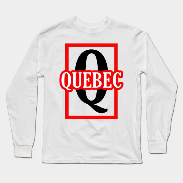 Quebec Long Sleeve T-Shirt by colorsplash